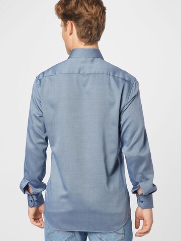 ETERNA Slim fit Zakelijk overhemd in Blauw