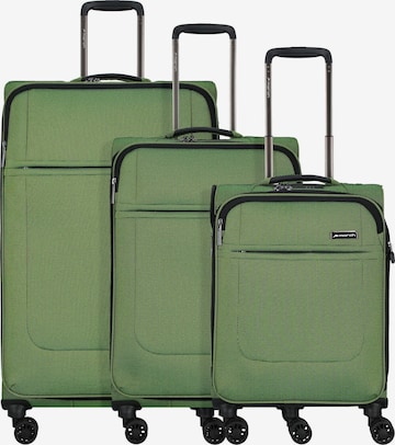 March15 Trading Suitcase Set 'Imperial ' in Green: front