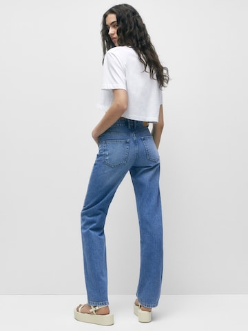 Pull&Bear Regular Jeans in Blau