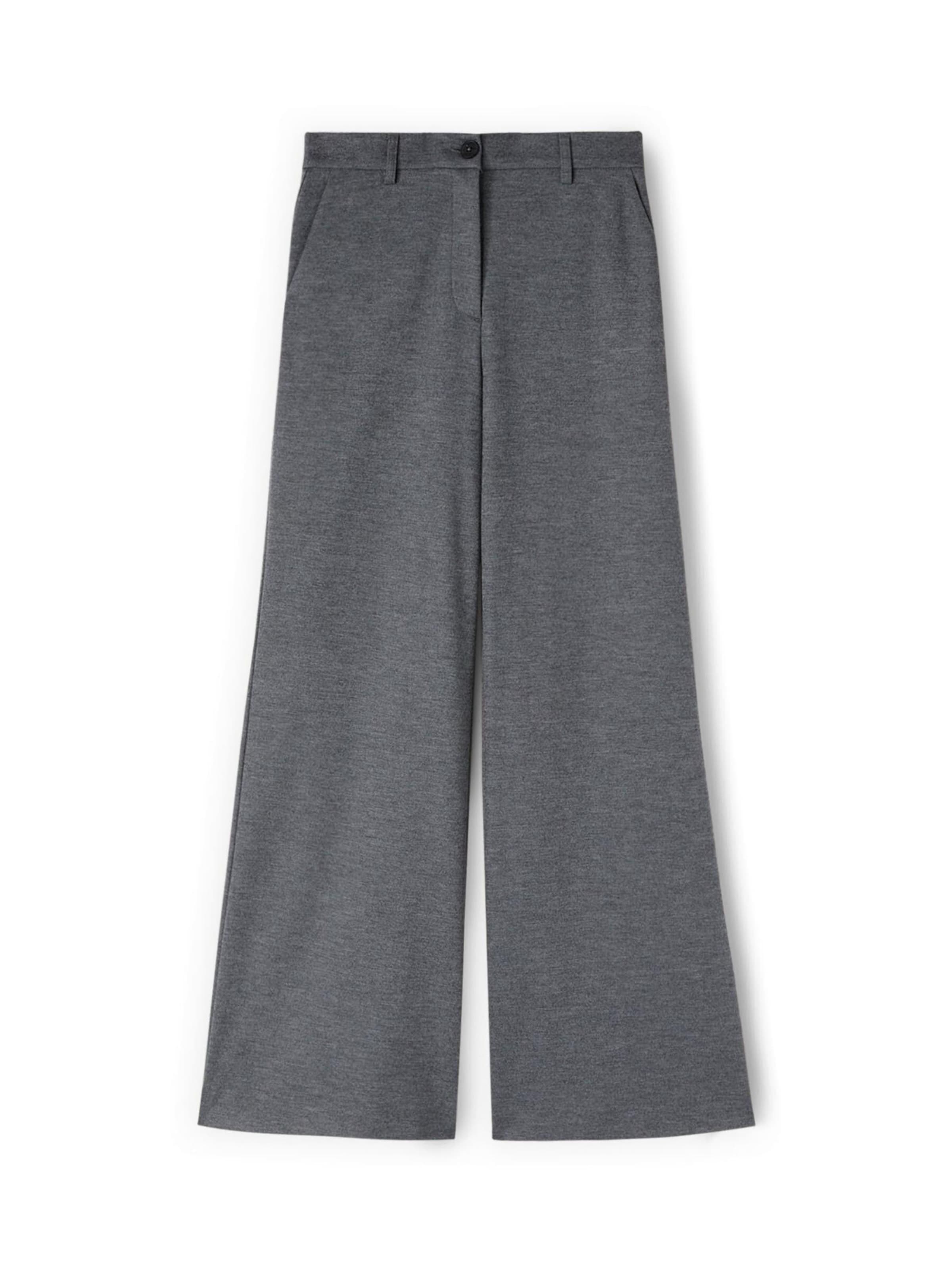 Wide Leg Pantalon MOTIVI en gris : devant