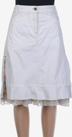 Marc Cain Sports Skirt in M in White: front
