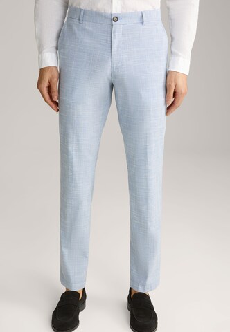 JOOP! Slim fit Pleated Pants in Blue: front