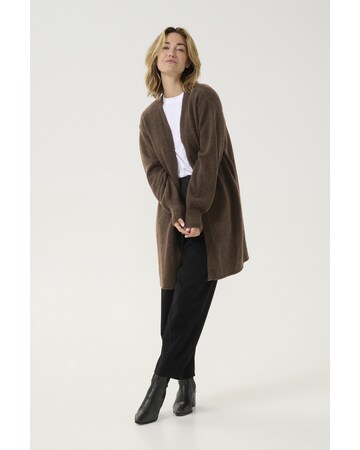 Kaffe Knit Cardigan 'Zilla' in Brown: front