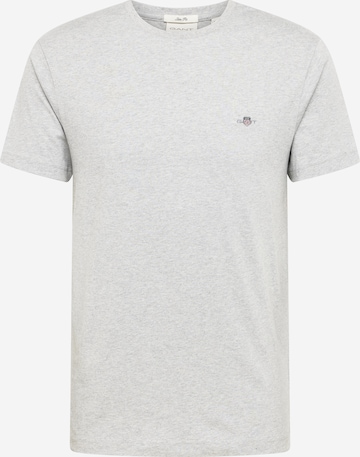 T-Shirt GANT en gris : devant