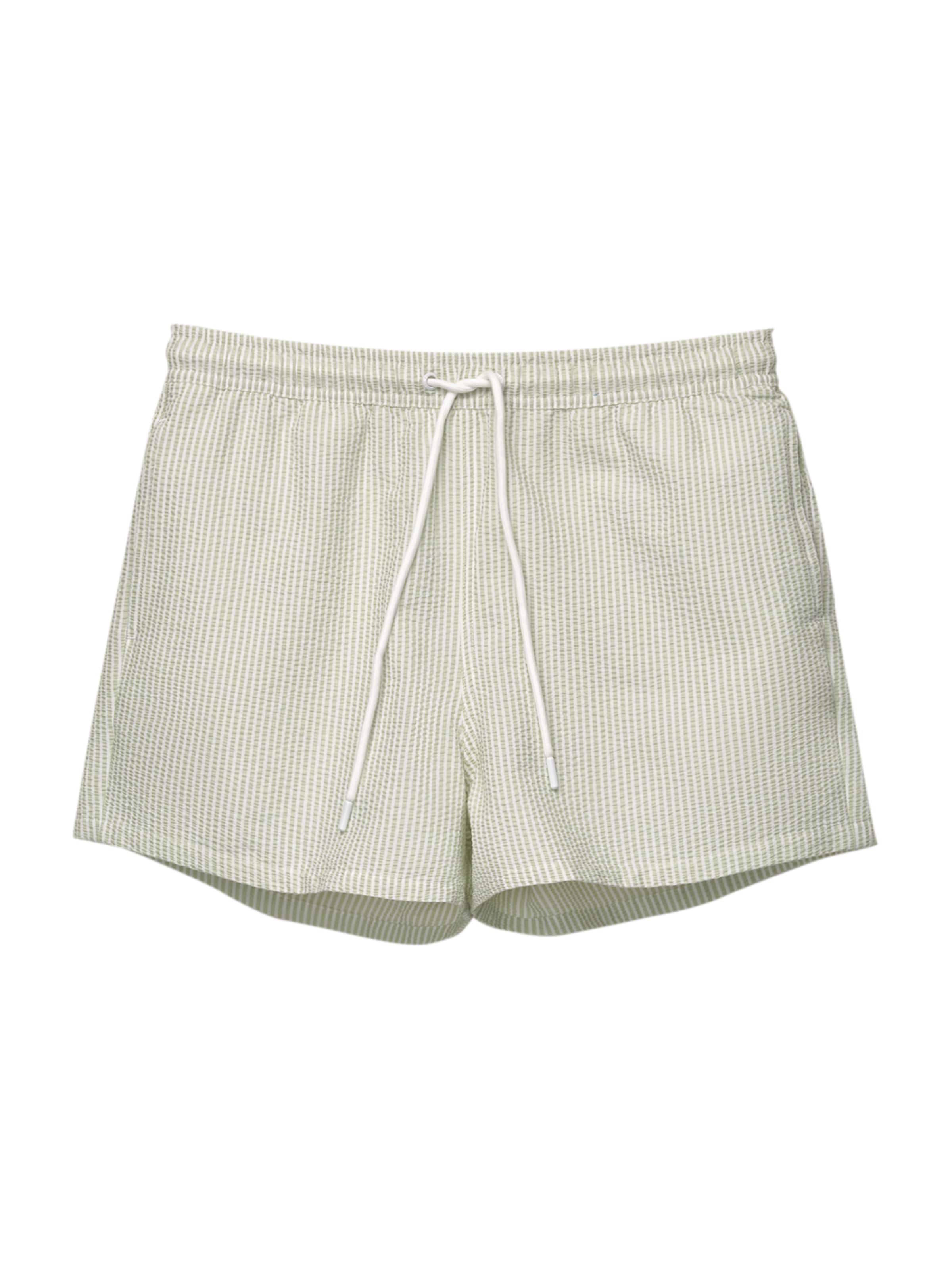 Pantaloncini da bagno di Pull&Bear in verde: frontale