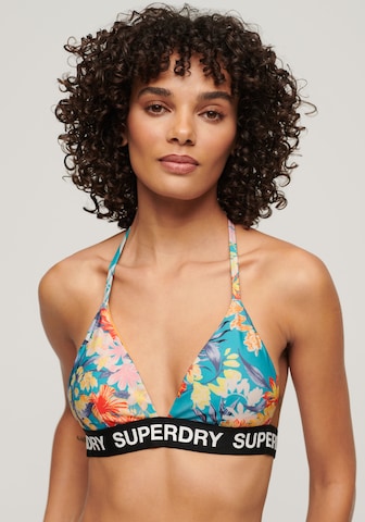 Superdry Triangle Bikini Top in Mixed colors: front