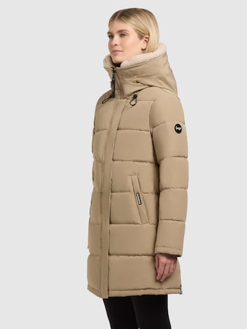 khujo Vinterkappa ' FALTD TEDDY ' i beige