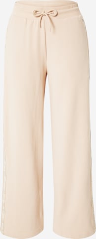 Wide Leg Pantalon de pyjama Tommy Hilfiger Underwear en rose : devant