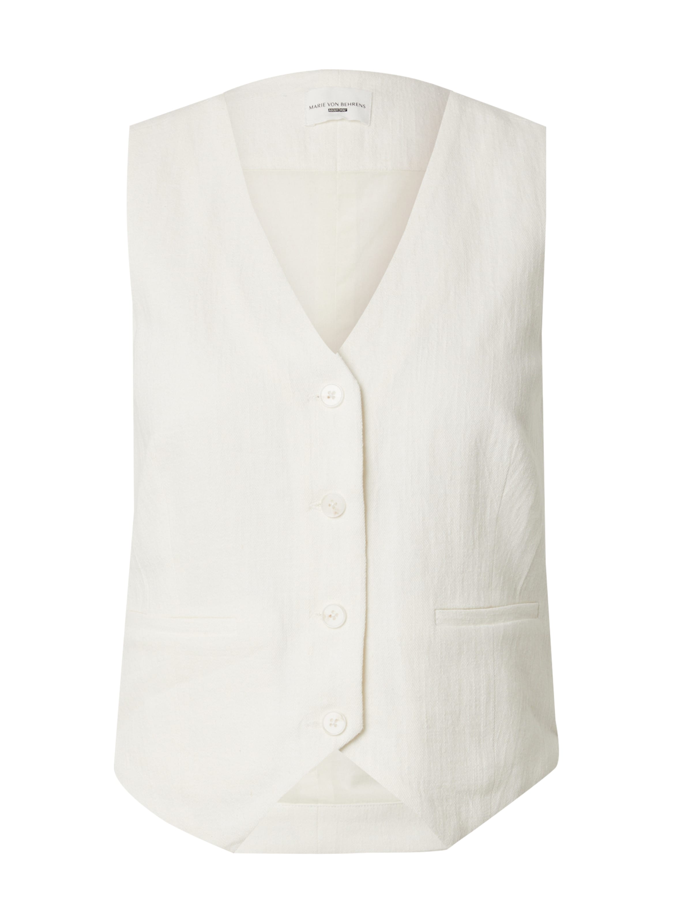 ABOUT YOU x Marie von Behrens Γιλέκο κουστουμιού σε λευκό: μπροστά
