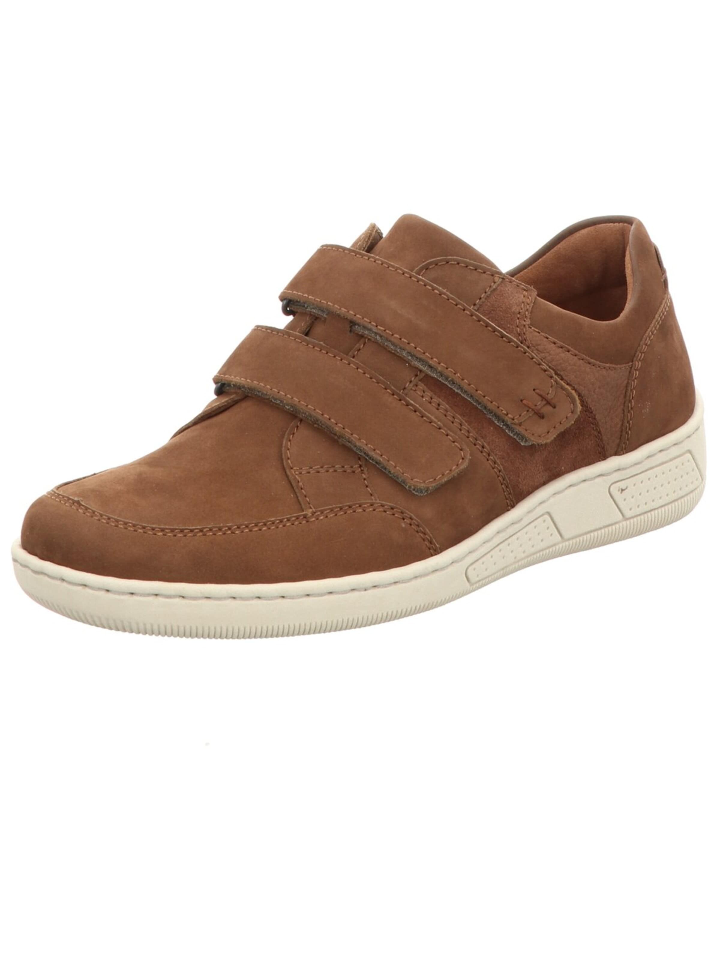 Ciabatta 'Komfort Slipper Herren 979301-301/394 Echtleder in braun' di WALDLÄUFER in marrone: frontale