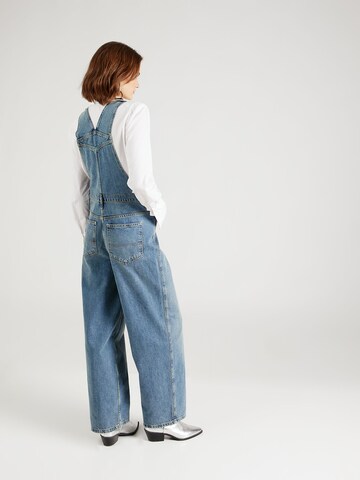 TOPSHOP Regular Tuinbroek jeans in Blauw