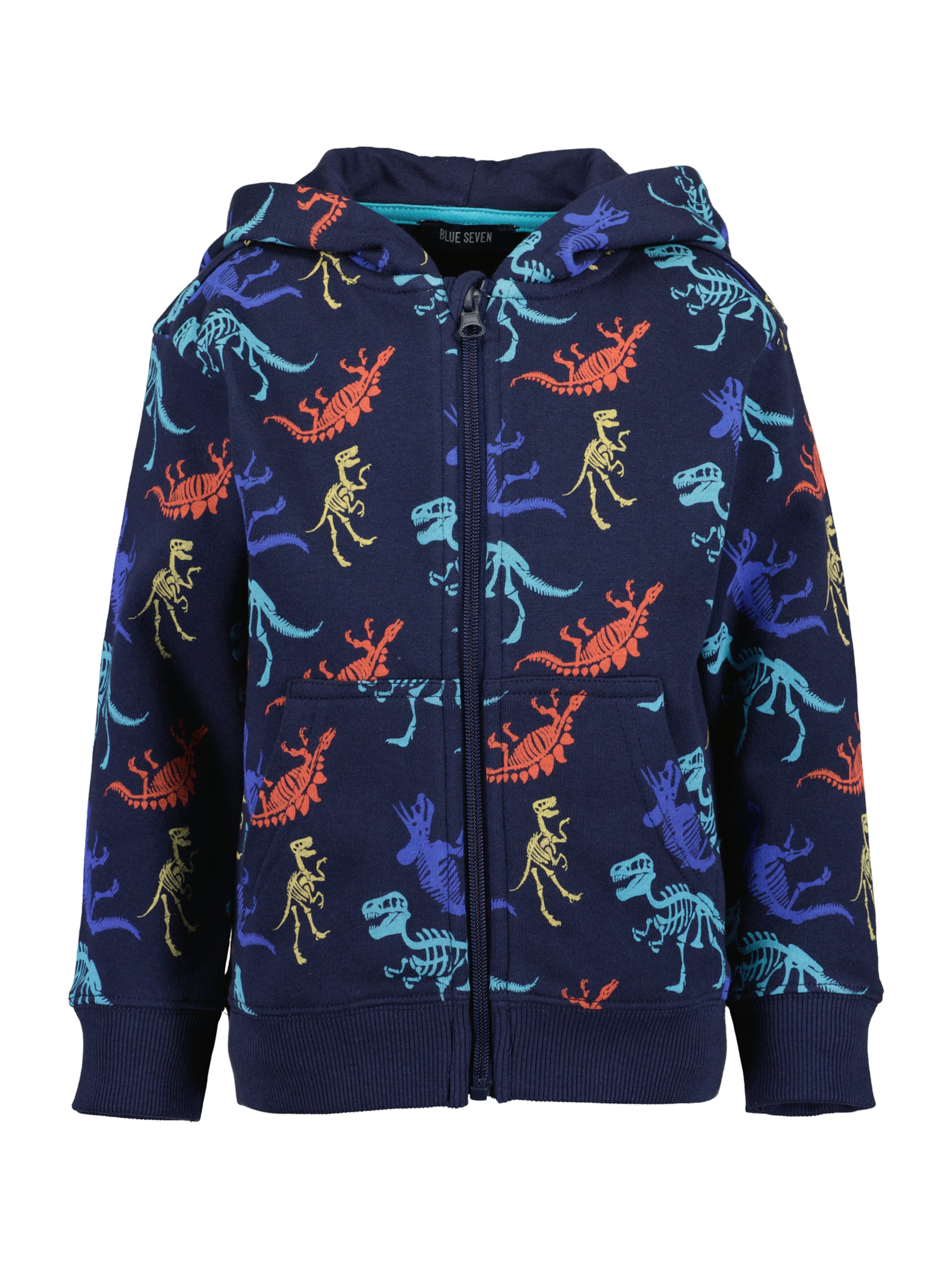 BLUE SEVEN - Sudadera con cremallera en azul: frente