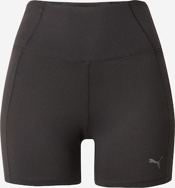 PUMA - Skinny Pantalón deportivo 'Studio Foundation' en negro: frente
