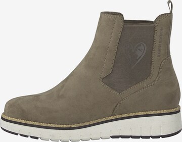 Earth Edition by Marco Tozzi Chelsea Boots in Beige