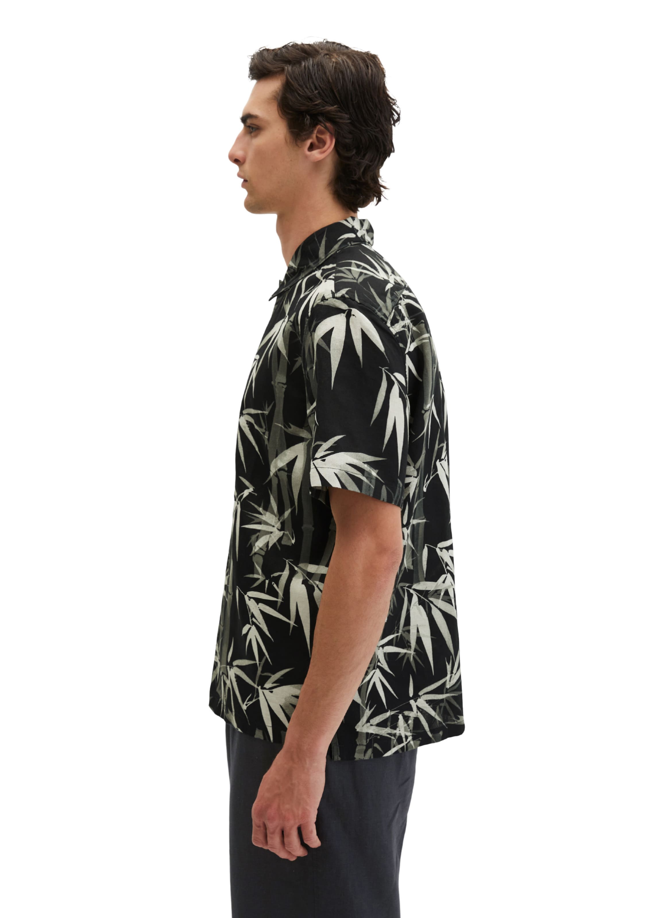 Marc O'Polo Regular Fit Hemd in Schwarz