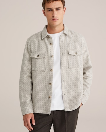 Veste mi-saison WE Fashion en gris : devant