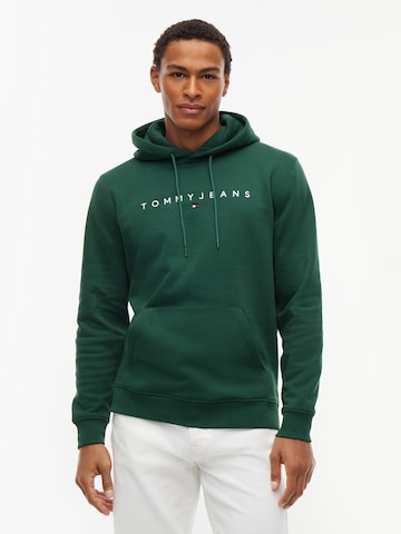 žalia Tommy Jeans Megztinis be užsegimo: priekis