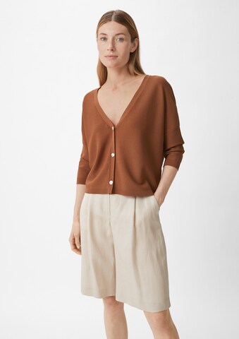 COMMA Knit Cardigan in Brown: front