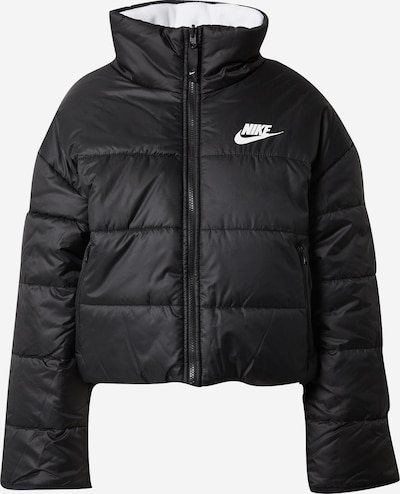 Nike Sportswear Χειμερινό μπουφάν σε μαύρο / λευκό, Άποψη προϊόντος