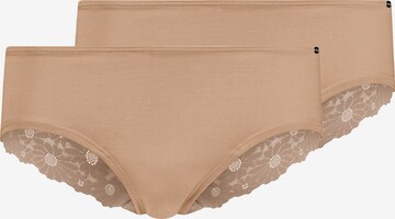 Skiny Slip in Beige: voorkant