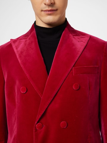 Coupe regular Veste de costume 'Farris' Oscar Jacobson en rouge