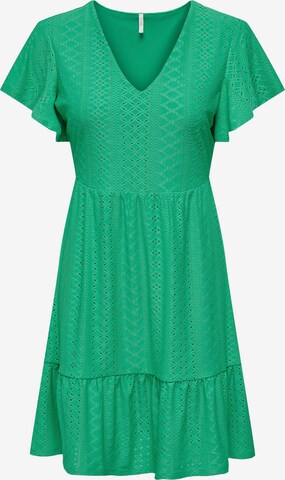 Robe 'SANDRA' ONLY en vert : devant