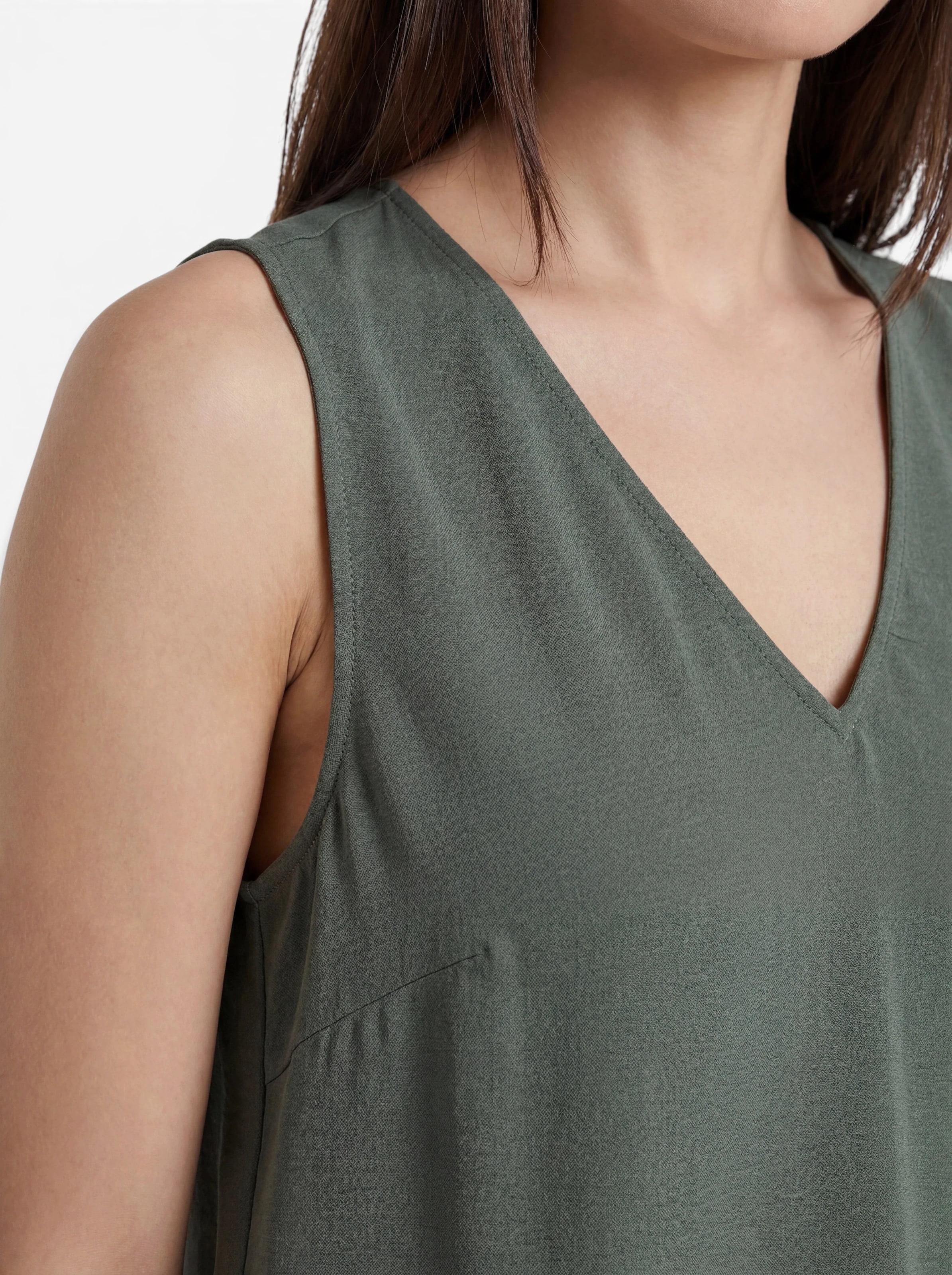 VERO MODA Топ 'VMAlva' в Зеленый