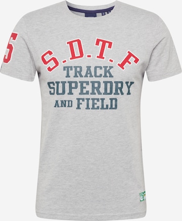 Superdry - Camiseta 'Superstate' en gris: frente