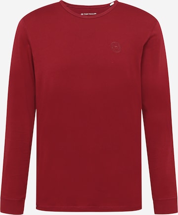 TOM TAILOR Shirt in Red: front