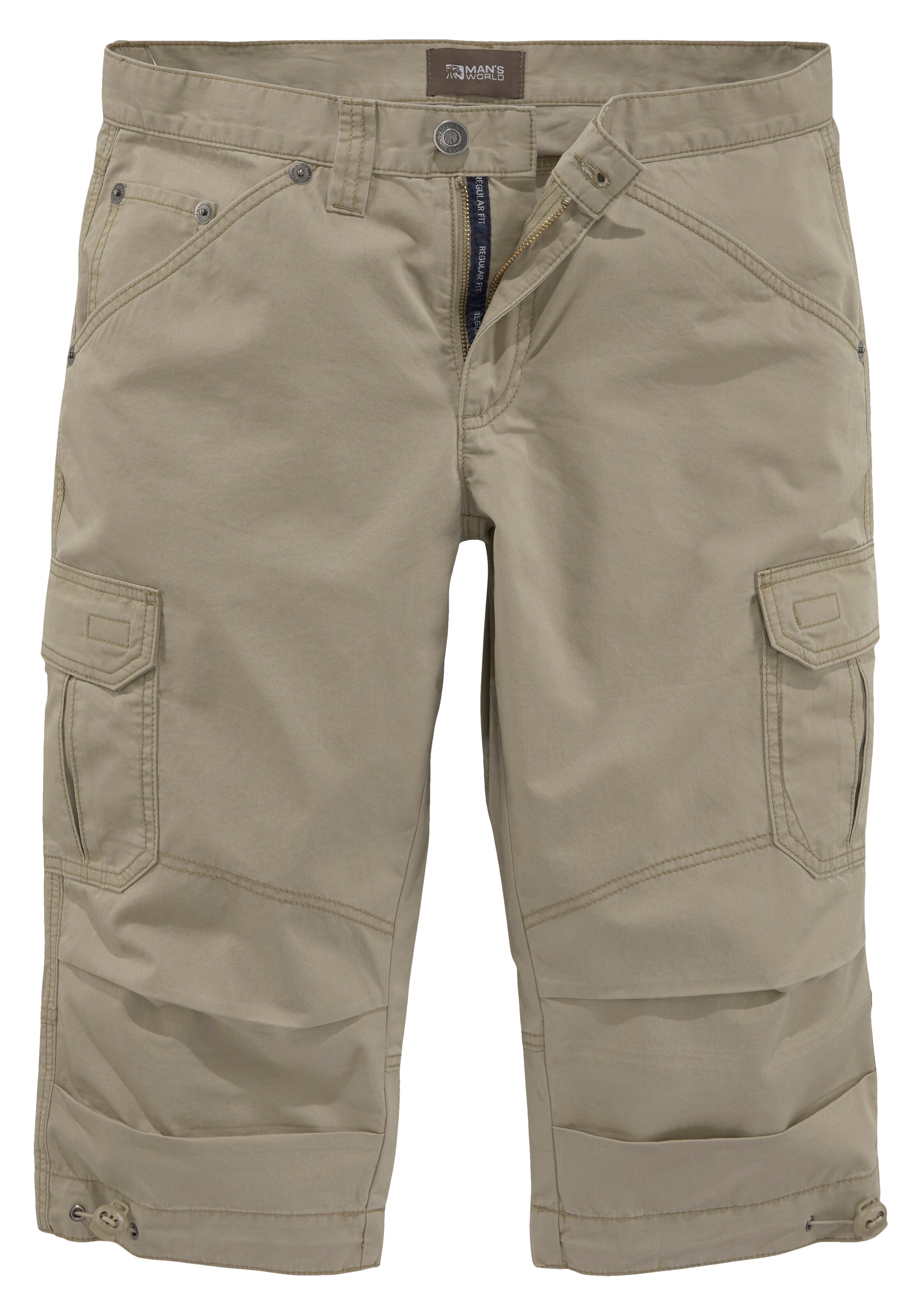 Man's World Regular Pants in Green: front
