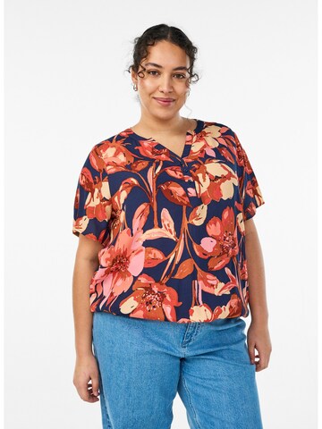 Zizzi Bluse 'VBELLA' in Blau: Vorderseite