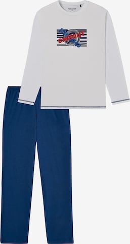 Pyjama ' Nightwear ' SCHIESSER en blanc : devant