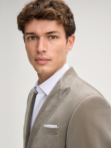 JOOP! Slim fit Colbert 'Horace-Velvet' in Grijs