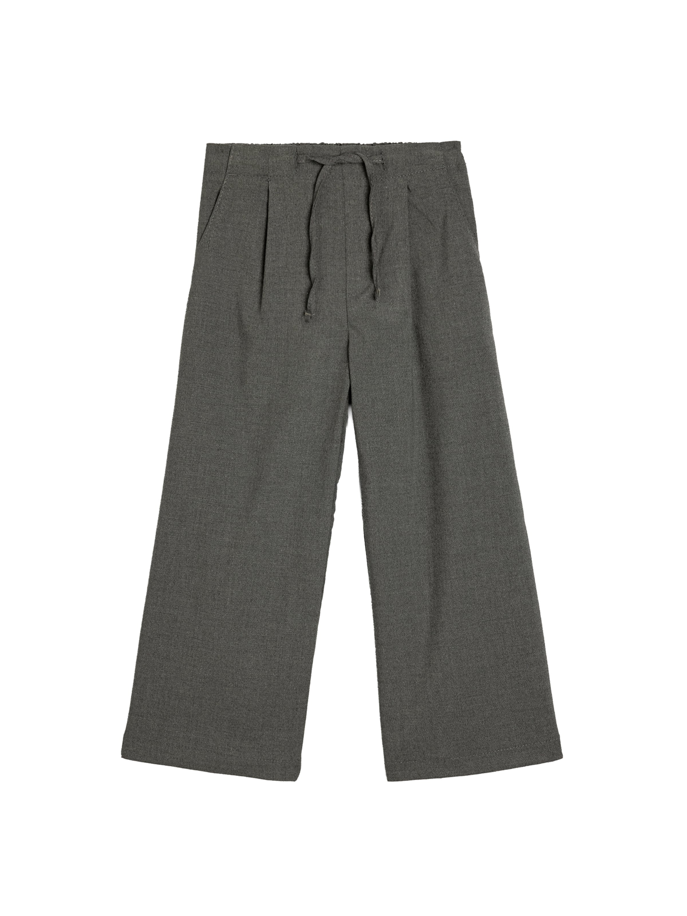 Koton Wide leg Trousers in Grey: front