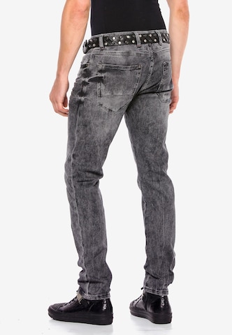 CIPO & BAXX Slimfit Jeans 'Gridlock' in Zwart