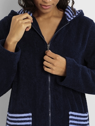 bonprix Badjas kort in Blauw
