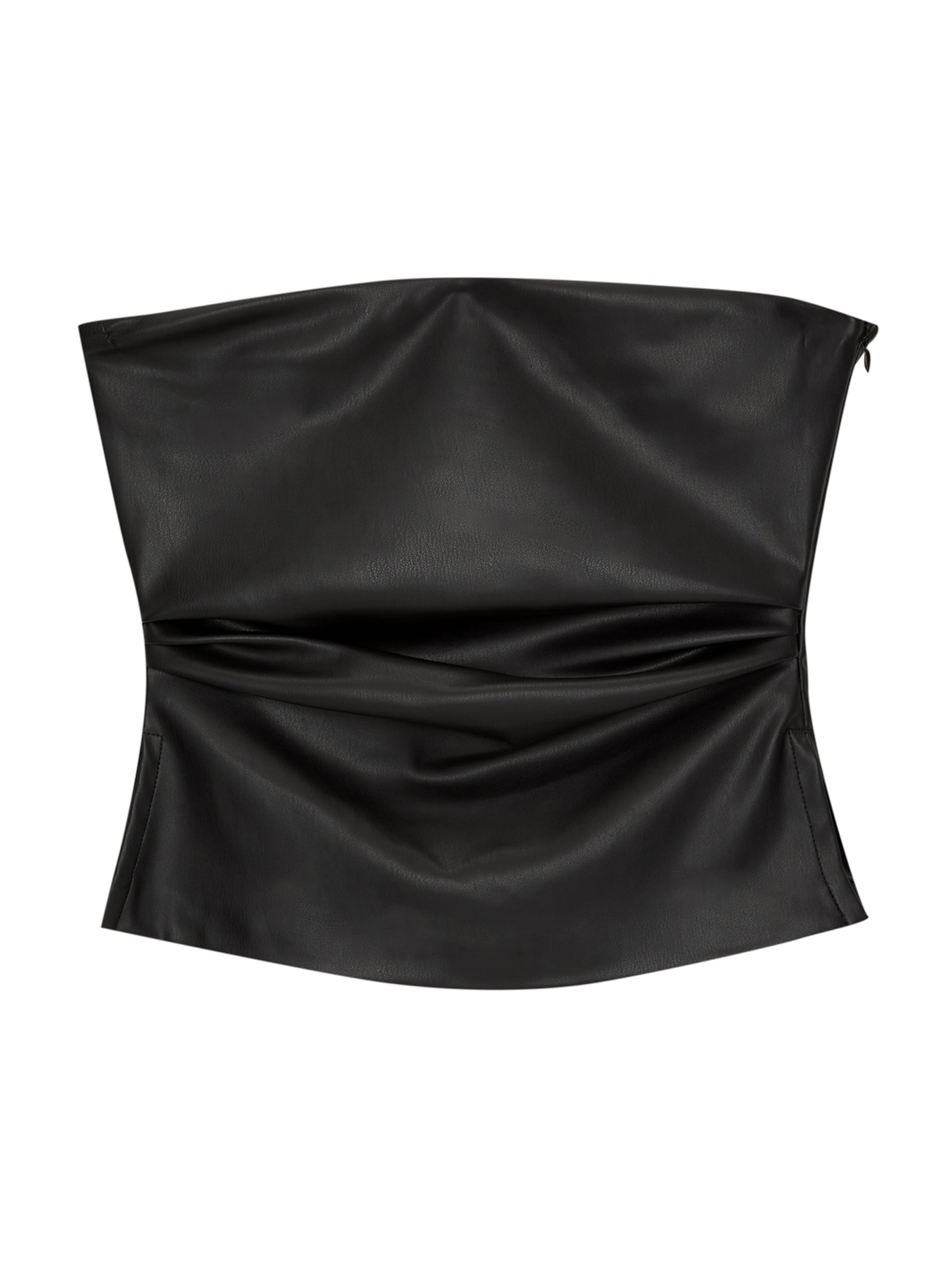 Pull&Bear Top – černá: přední strana