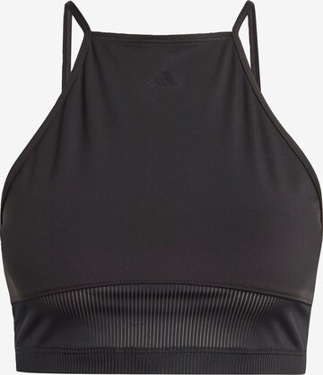 ADIDAS PERFORMANCE Bustier Top sportowy 'Dance ' w kolorze czarny: przód