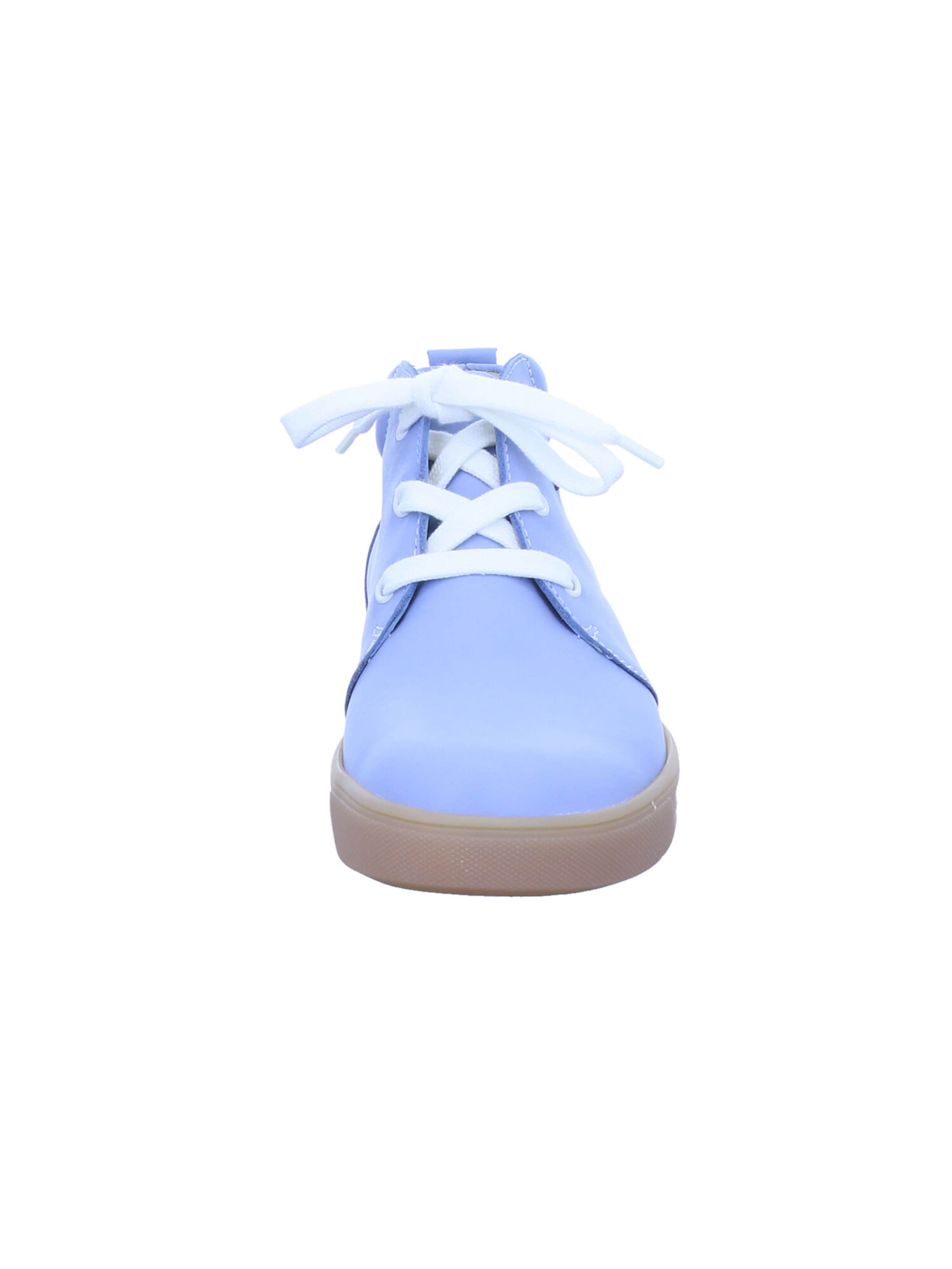 Finn Comfort Lace-Up Ankle Boots 'Mantua' in Blue