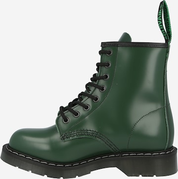 Solovair Lace-Up Ankle Boots 'Derby' in Green