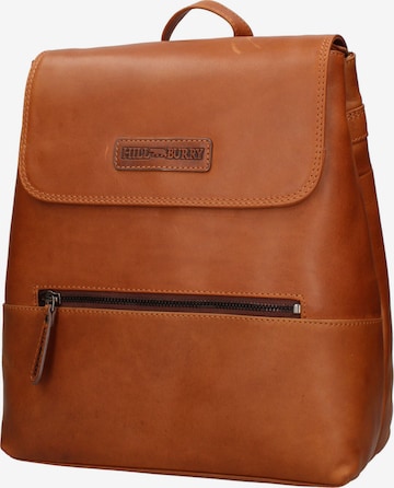 HILL BURRY Backpack in Brown: front