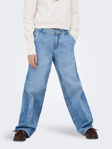 Wide Leg Jean 'KOGPalma' ONLY GIRLS en bleu : devant