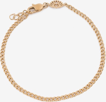 Akitsune Bracelet 'Via Cuban' in Gold: front