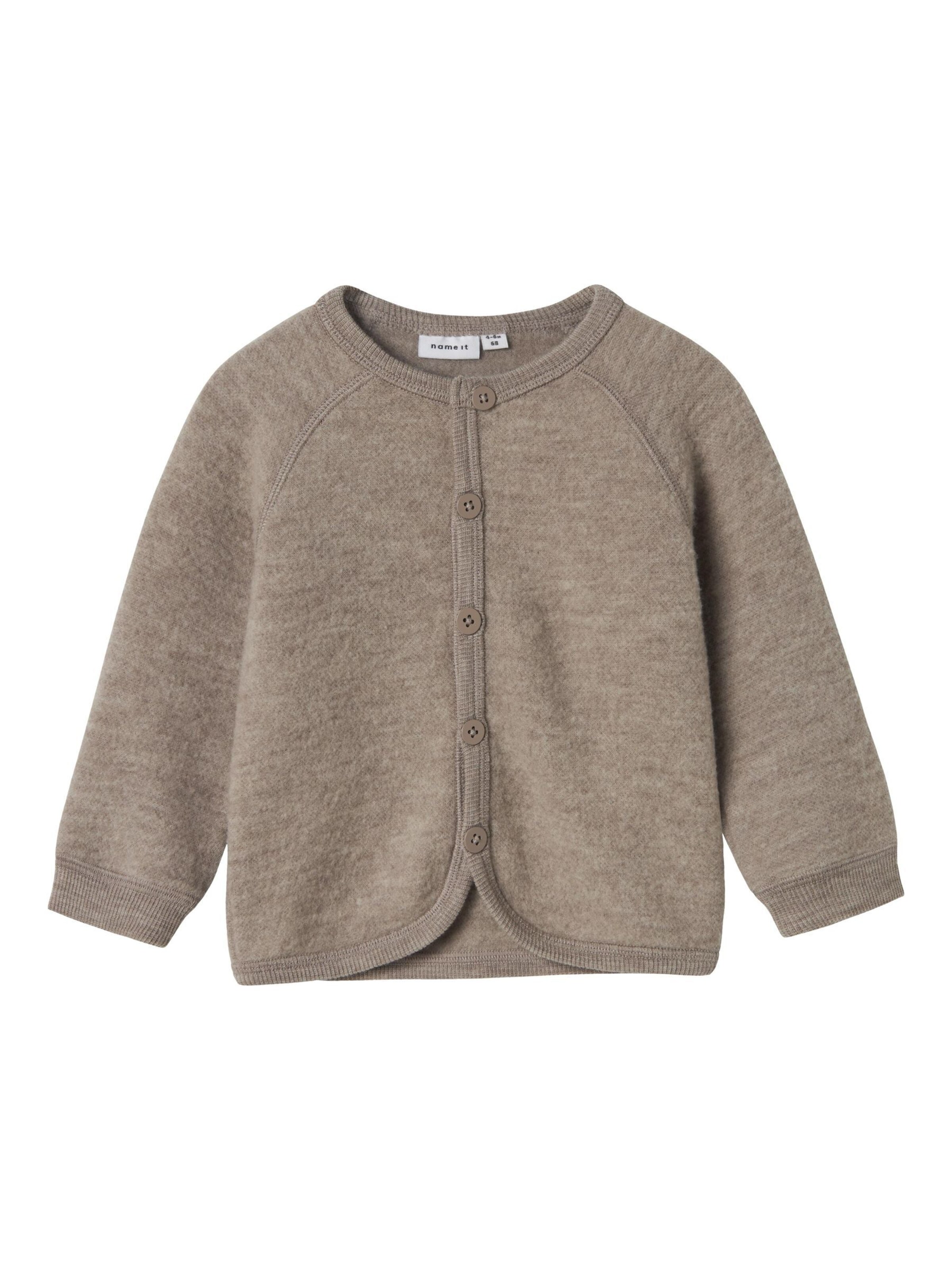 Cardigan NAME IT en beige : devant