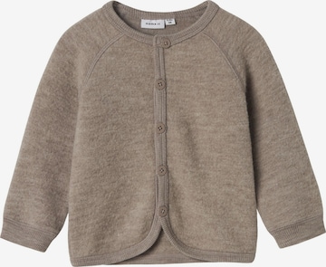Cardigan NAME IT en beige : devant