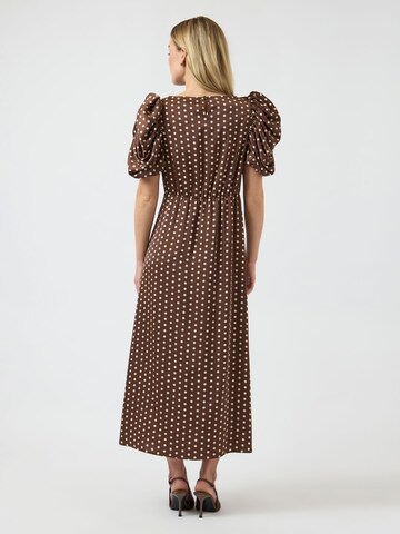 YAS - Vestido en marrón
