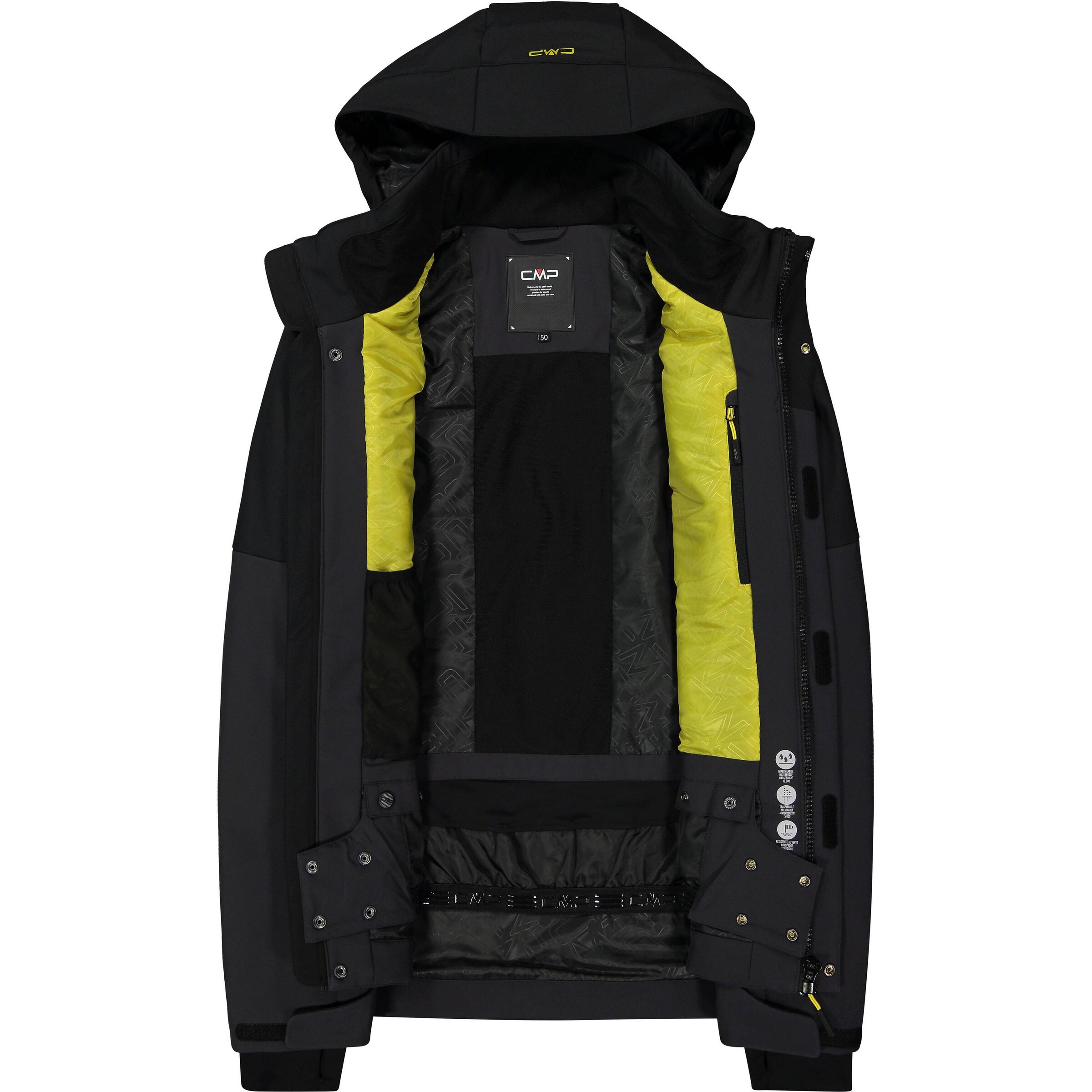 CMP Athletic Jacket in Black