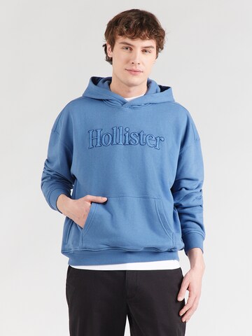 HOLLISTER Свитшот в Синий: спереди