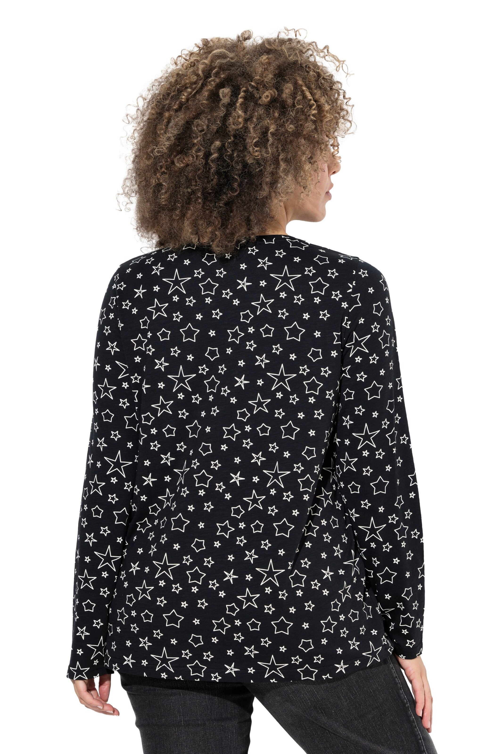 Ulla Popken Shirt in Zwart