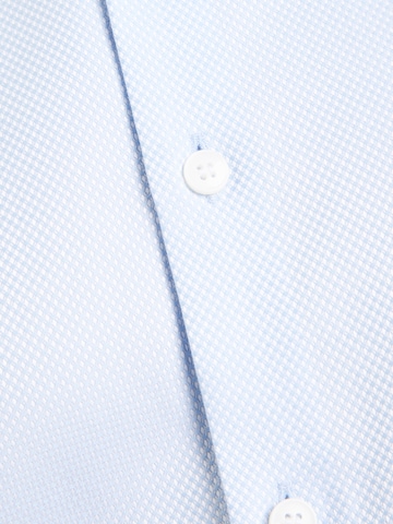 OLYMP - Ajuste estrecho Camisa de negocios 'Luxor' en azul